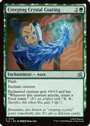 Creeping Crystal Coating (TLE-136) - Avatar: The Last Airbender: Eternal-Legal | Grognard Games