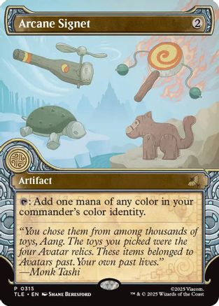 Arcane Signet (Showcase) (TLE-315) - Avatar: The Last Airbender: Eternal-Legal | Grognard Games