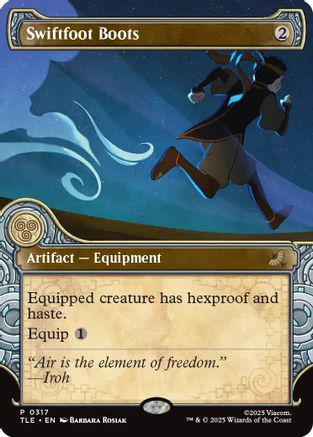 Swiftfoot Boots (Showcase) (TLE-317) - Avatar: The Last Airbender: Eternal-Legal | Grognard Games