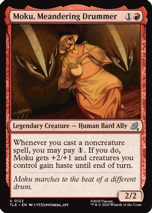 Moku, Meandering Drummer (TLE-122) - Avatar: The Last Airbender: Eternal-Legal | Grognard Games