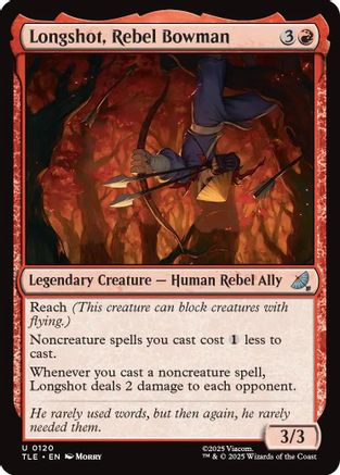 Longshot, Rebel Bowman (TLE-120) - Avatar: The Last Airbender: Eternal-Legal | Grognard Games