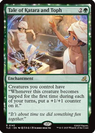 Tale of Katara and Toph (TLE-143) - Avatar: The Last Airbender: Eternal-Legal Foil | Grognard Games