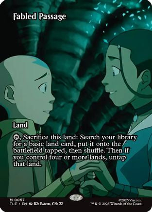 Fabled Passage (Borderless) (TLE-057) - Avatar: The Last Airbender: Eternal-Legal Foil | Grognard Games
