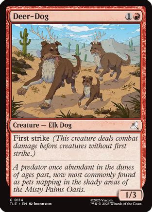 Deer-Dog (TLE-114) - Avatar: The Last Airbender: Eternal-Legal Foil | Grognard Games