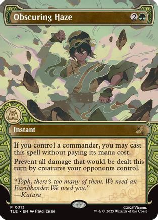 Obscuring Haze (Showcase) (TLE-313) - Avatar: The Last Airbender: Eternal-Legal | Grognard Games