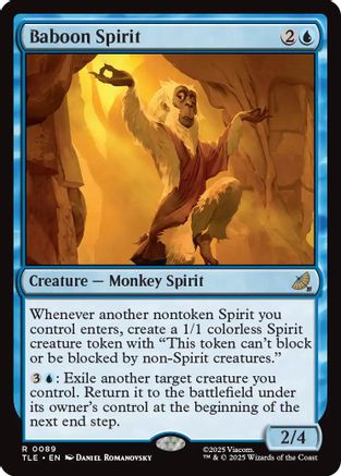 Baboon Spirit (TLE-089) - Avatar: The Last Airbender: Eternal-Legal | Grognard Games
