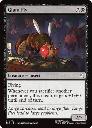 Giant Fly (TLE-107) - Avatar: The Last Airbender: Eternal-Legal Foil | Grognard Games