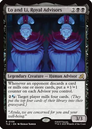 Lo and Li, Royal Advisors (TLE-108) - Avatar: The Last Airbender: Eternal-Legal Foil | Grognard Games