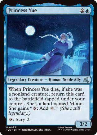 Princess Yue (TLE-095) - Avatar: The Last Airbender: Eternal-Legal Foil | Grognard Games