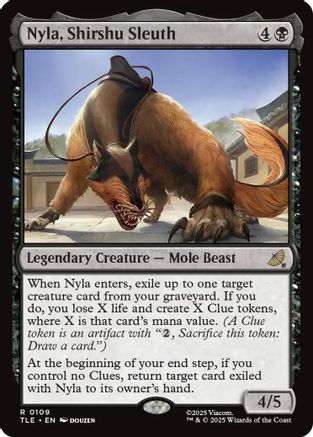 Nyla, Shirshu Sleuth (TLE-109) - Avatar: The Last Airbender: Eternal-Legal Foil | Grognard Games