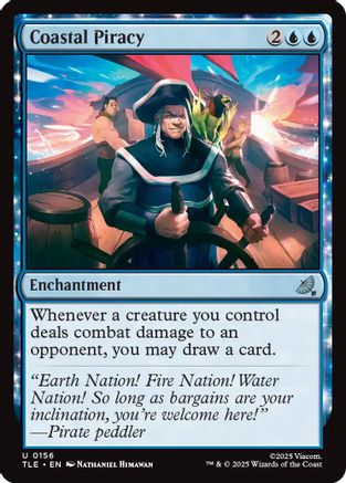 Coastal Piracy (TLE-156) - Avatar: The Last Airbender: Eternal-Legal Foil | Grognard Games