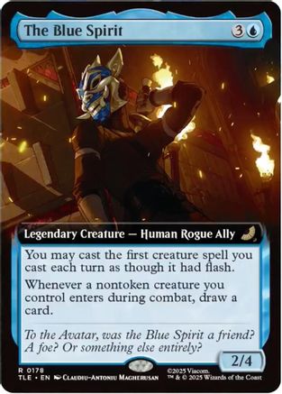 The Blue Spirit (Extended Art) (TLE-178) - Avatar: The Last Airbender: Eternal-Legal | Grognard Games
