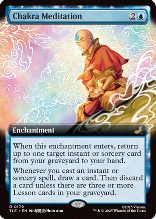 Chakra Meditation (Extended Art) (TLE-179) - Avatar: The Last Airbender: Eternal-Legal Foil | Grognard Games