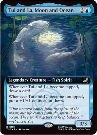 Tui and La, Moon and Ocean (Extended Art) (TLE-181) - Avatar: The Last Airbender: Eternal-Legal | Grognard Games