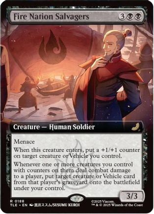 Fire Nation Salvagers (Extended Art) (TLE-188) - Avatar: The Last Airbender: Eternal-Legal | Grognard Games
