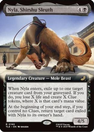Nyla, Shirshu Sleuth (Extended Art) (TLE-190) - Avatar: The Last Airbender: Eternal-Legal | Grognard Games