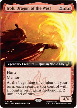 Iroh, Dragon of the West (Extended Art) (TLE-194) - Avatar: The Last Airbender: Eternal-Legal | Grognard Games