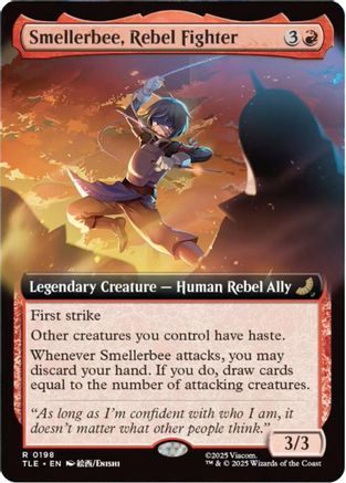 Smellerbee, Rebel Fighter (Extended Art) (TLE-198) - Avatar: The Last Airbender: Eternal-Legal | Grognard Games