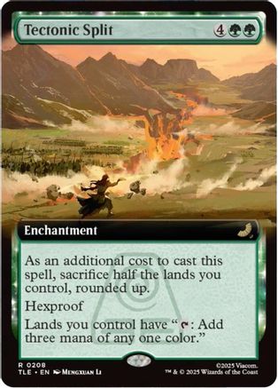 Tectonic Split (Extended Art) (TLE-208) - Avatar: The Last Airbender: Eternal-Legal | Grognard Games