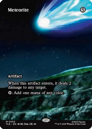 Meteorite (Borderless) (TLE-054) - Avatar: The Last Airbender: Eternal-Legal | Grognard Games