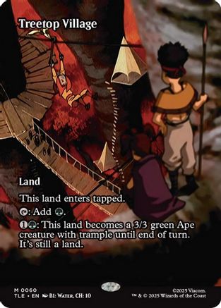 Treetop Village (Borderless) (TLE-060) - Avatar: The Last Airbender: Eternal-Legal | Grognard Games