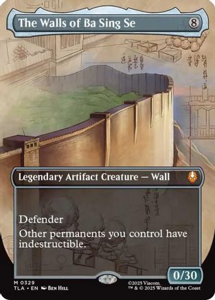 The Walls of Ba Sing Se (Borderless) (TLA-329) - Avatar: The Last Airbender | Grognard Games