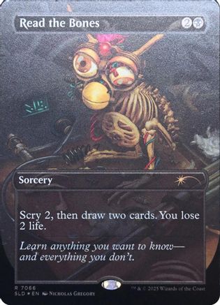 Read the Bones (Rainbow Foil) (SLD-7066) - Secret Lair Drop Series Foil | Grognard Games