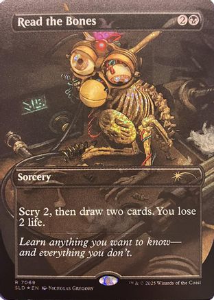 Read the Bones (Confetti Foil) (SLD-7069) - Secret Lair Drop Series Foil | Grognard Games