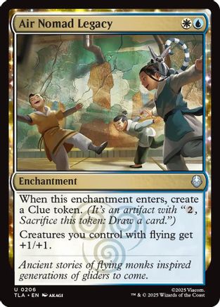 Air Nomad Legacy (TLA-206) - Avatar: The Last Airbender Foil | Grognard Games