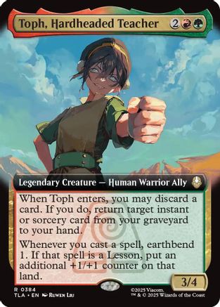 Toph, Hardheaded Teacher (Extended Art) (TLA-384) - Avatar: The Last Airbender | Grognard Games