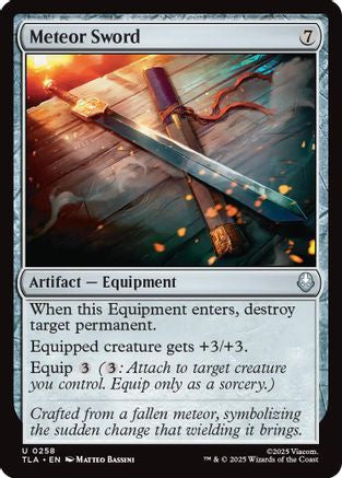 Meteor Sword (TLA-258) - Avatar: The Last Airbender Foil | Grognard Games