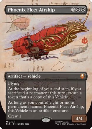 Phoenix Fleet Airship (Borderless) (TLA-323) - Avatar: The Last Airbender | Grognard Games