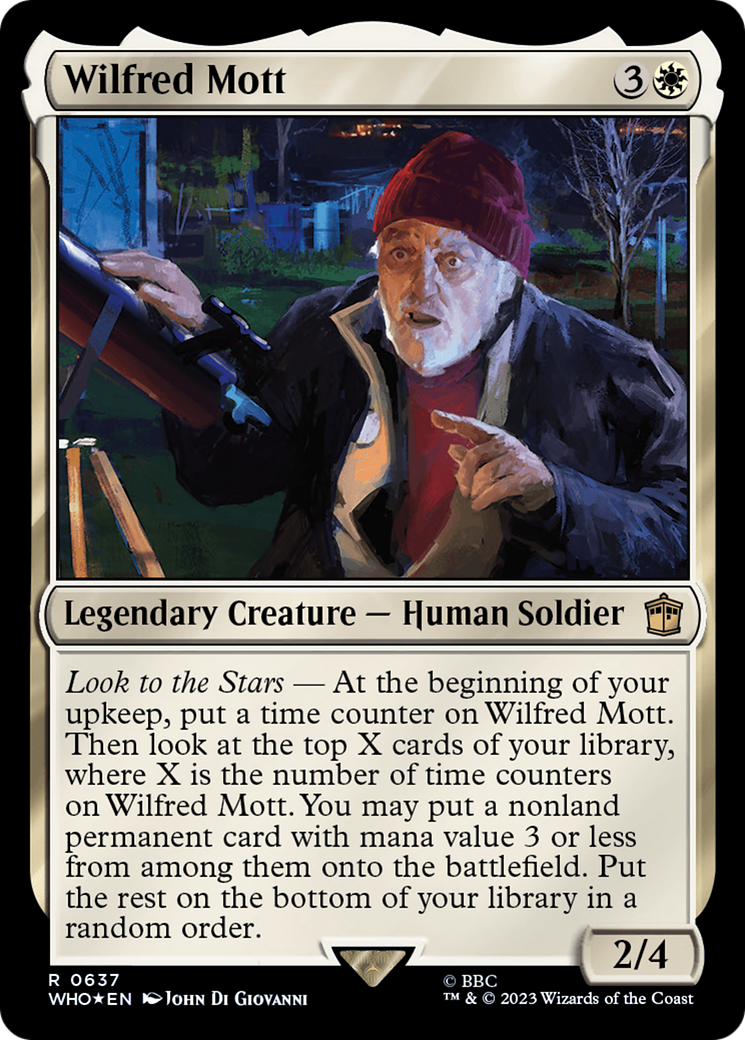 Wilfred Mott (Surge Foil) [Doctor Who] | Grognard Games