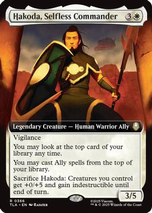 Hakoda, Selfless Commander (Extended Art) (TLA-366) - Avatar: The Last Airbender Foil | Grognard Games