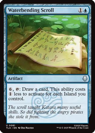 Waterbending Scroll (TLA-081) - Avatar: The Last Airbender | Grognard Games