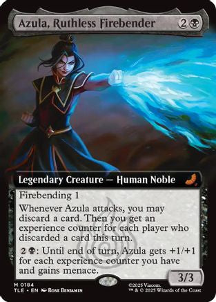 Azula, Ruthless Firebender (Extended Art) (TLE-184) - Avatar: The Last Airbender: Eternal-Legal | Grognard Games