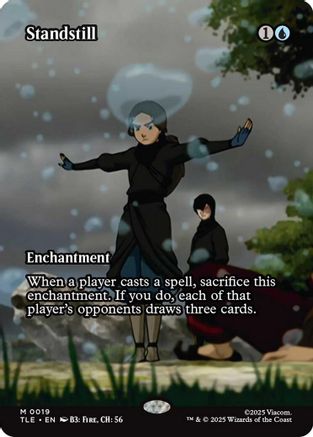Standstill (Borderless) (TLE-019) - Avatar: The Last Airbender: Eternal-Legal Foil | Grognard Games