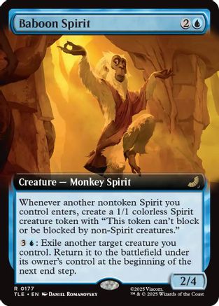 Baboon Spirit (Extended Art) (TLE-177) - Avatar: The Last Airbender: Eternal-Legal | Grognard Games