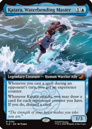 Katara, Waterbending Master (Extended Art) (TLE-180) - Avatar: The Last Airbender: Eternal-Legal | Grognard Games