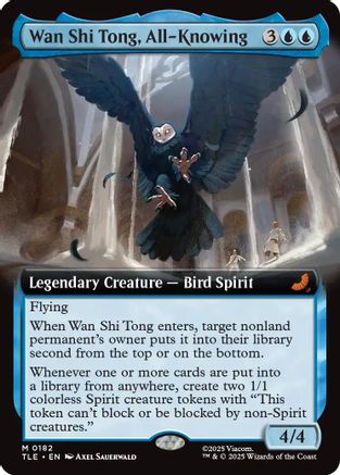 Wan Shi Tong, All-Knowing (Extended Art) (TLE-182) - Avatar: The Last Airbender: Eternal-Legal | Grognard Games