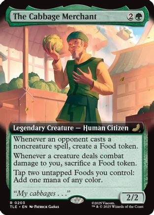 The Cabbage Merchant (Extended Art) (TLE-203) - Avatar: The Last Airbender: Eternal-Legal | Grognard Games