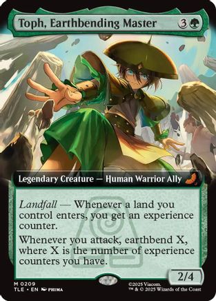 Toph, Earthbending Master (Extended Art) (TLE-209) - Avatar: The Last Airbender: Eternal-Legal | Grognard Games