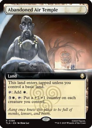 Abandoned Air Temple (Extended Art) (TLA-386) - Avatar: The Last Airbender Foil | Grognard Games