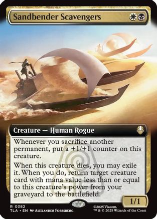 Sandbender Scavengers (Extended Art) (TLA-382) - Avatar: The Last Airbender Foil | Grognard Games
