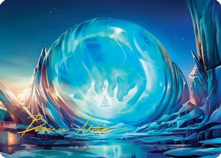 Aang's Iceberg Art Card (Gold-Stamped Signature) (ASTLA-002) - Art Series: Avatar: The Last Airbender | Grognard Games