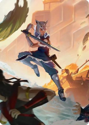 Sokka's Charge Art Card (ASTLA-) - Art Series: Avatar: The Last Airbender | Grognard Games