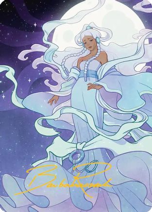 Yue, the Moon Spirit 2 Art Card (Gold-Stamped Signature) (ASTLA-041) - Art Series: Avatar: The Last Airbender | Grognard Games