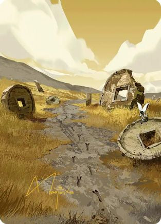 Plains Art Card (Gold-Stamped Signature) (ASTLA-050) - Art Series: Avatar: The Last Airbender | Grognard Games