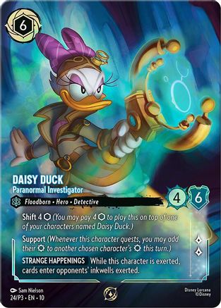 Daisy Duck - Paranormal Investigator (Store Championship) (24) - Disney Lorcana Promo Cards Holofoil | Grognard Games