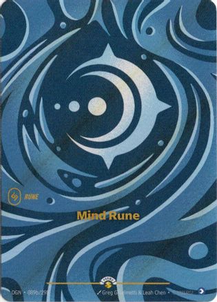 Mind Rune (089b/298) - Riftbound Organized Play Promotional Cards Foil | Grognard Games